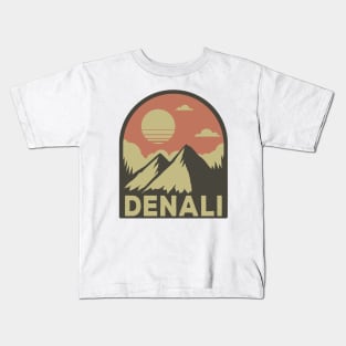 denali national park  mountains Kids T-Shirt